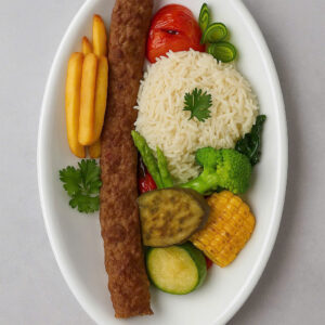 ADANA SHISH KEBAB PLATE (THỊT NƯỚNG ADANA SHISH KEBAB ĐĨA)
