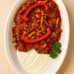 CHICKEN ISKENDER KEBAB (THỊT GÀ ISKENDER ĐĨA)