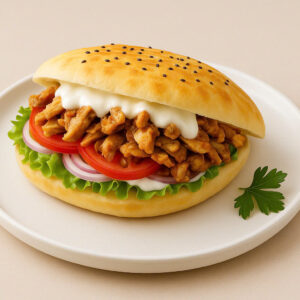 CHICKEN PITA DONER KEBAB (BÁNH PITA THỊT GÀ DONER KEBAB)