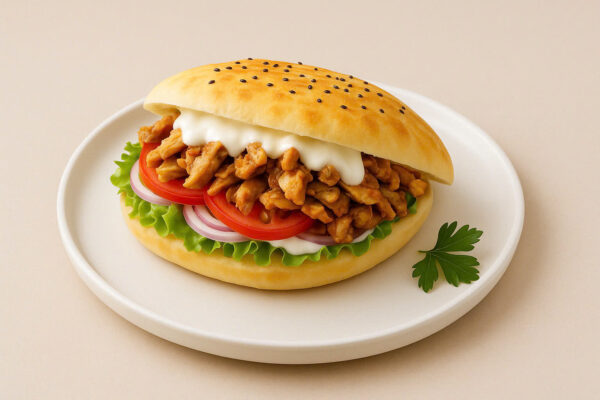 CHICKEN PITA DONER KEBAB (BÁNH PITA THỊT GÀ DONER KEBAB)
