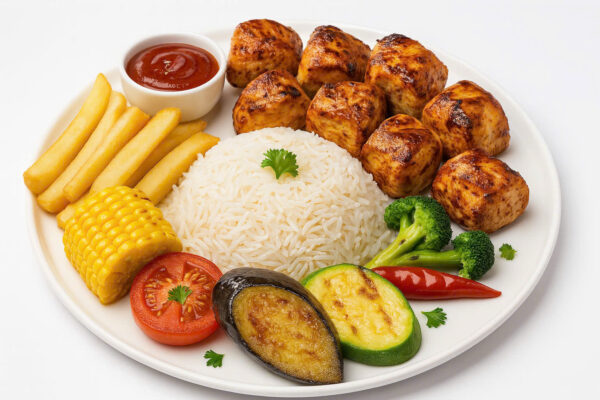 CHICKEN SKEWERS PLATE (THỊT GÀ XIÊN NƯỚNG)