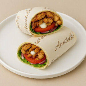 CHICKEN WRAP DONER KEBAB (BÁNH CUỘN THỊT GÀ DONER KEBAB)