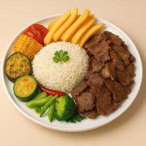 LAMB DONER KEBAB PLATE (THỊT CỪU DONER KEBAB ĐĨA)