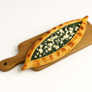 TURKISH PIDE( PIZZA) SPINACH &  CHEESE