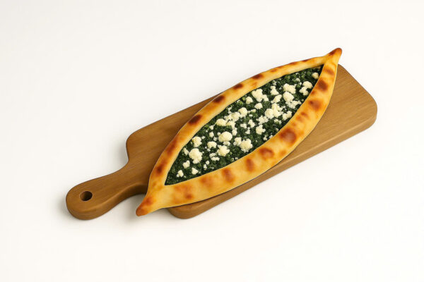 TURKISH PIDE( PIZZA) SPINACH &  CHEESE
