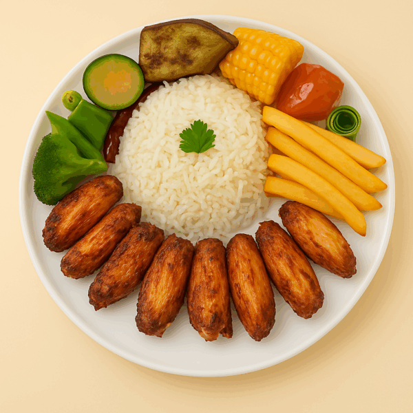 CHICKEN WINGS PLATE (CÁNH GÀ NƯỚNG)